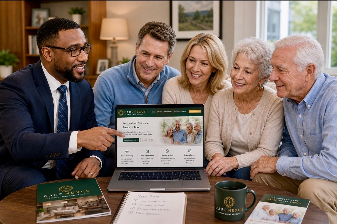 Care Nexus advisor with family member